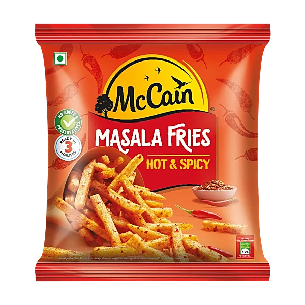 McCain Masala Fries - Hot & Spicy, 420 g